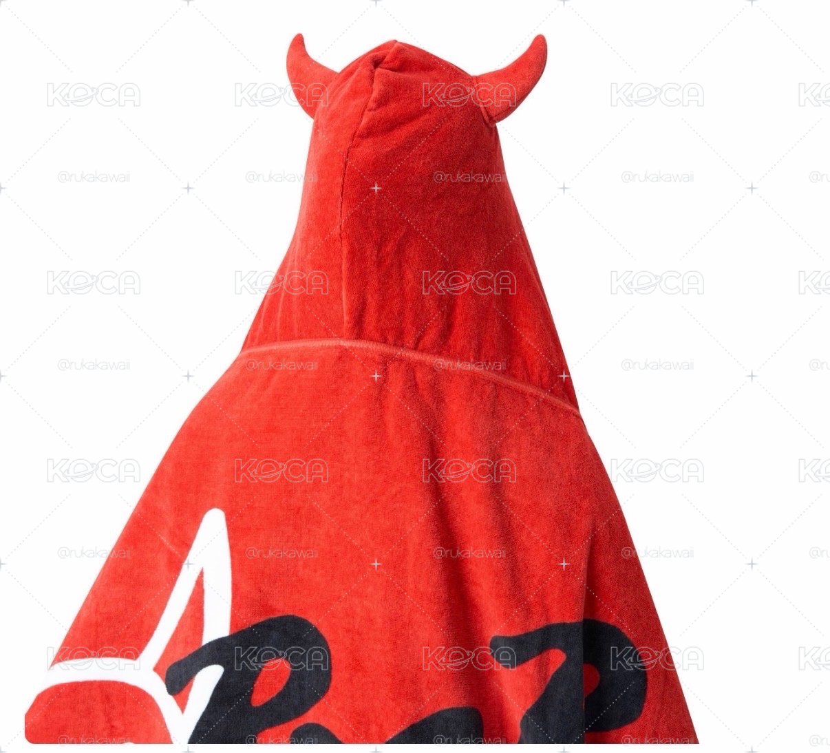 ［預購］大阪場週 惡魔角毛巾（紅）