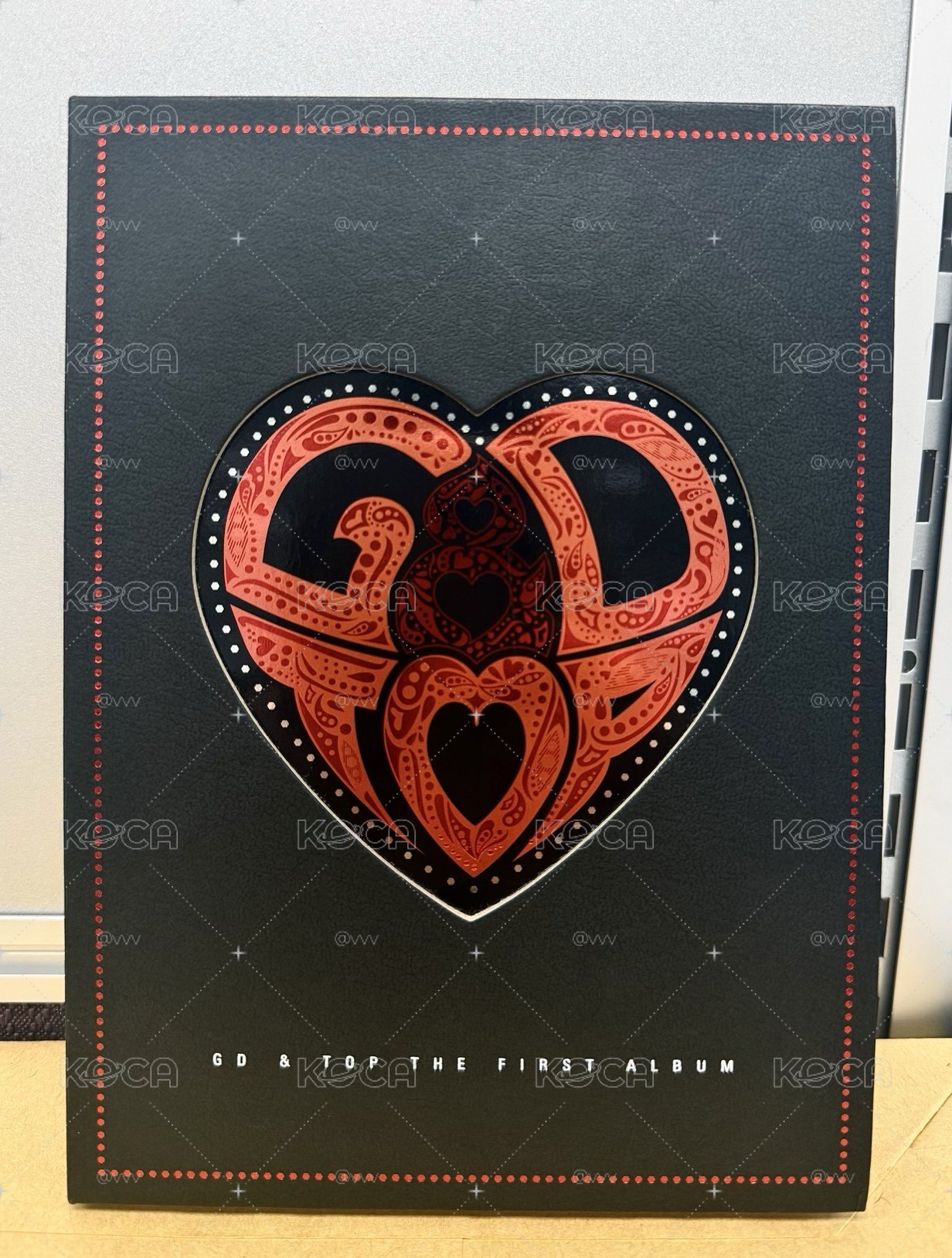 可速寄-GD&TOP The first album韓版紅心專