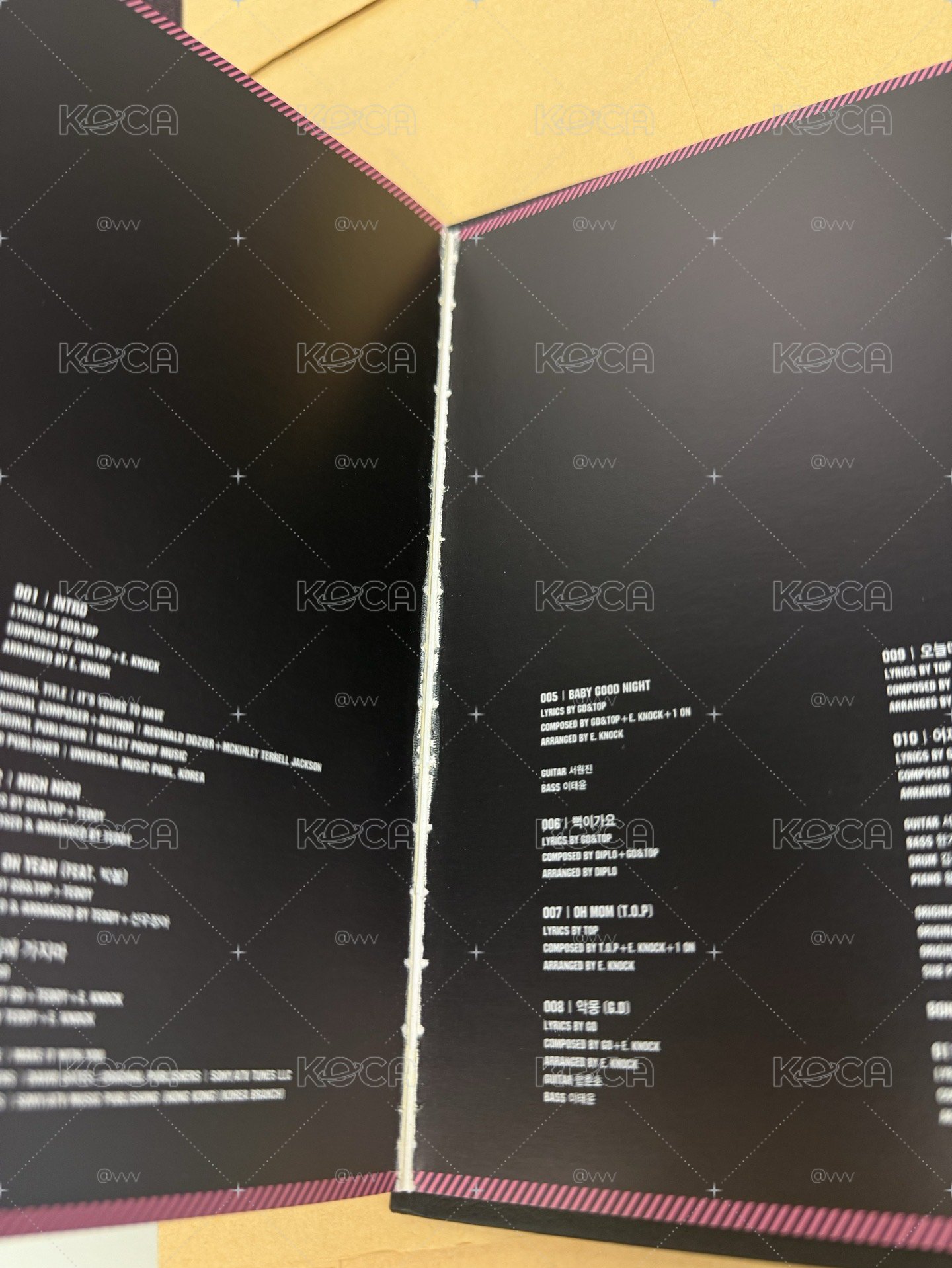 可速寄-GD&TOP The first album韓版紅心專