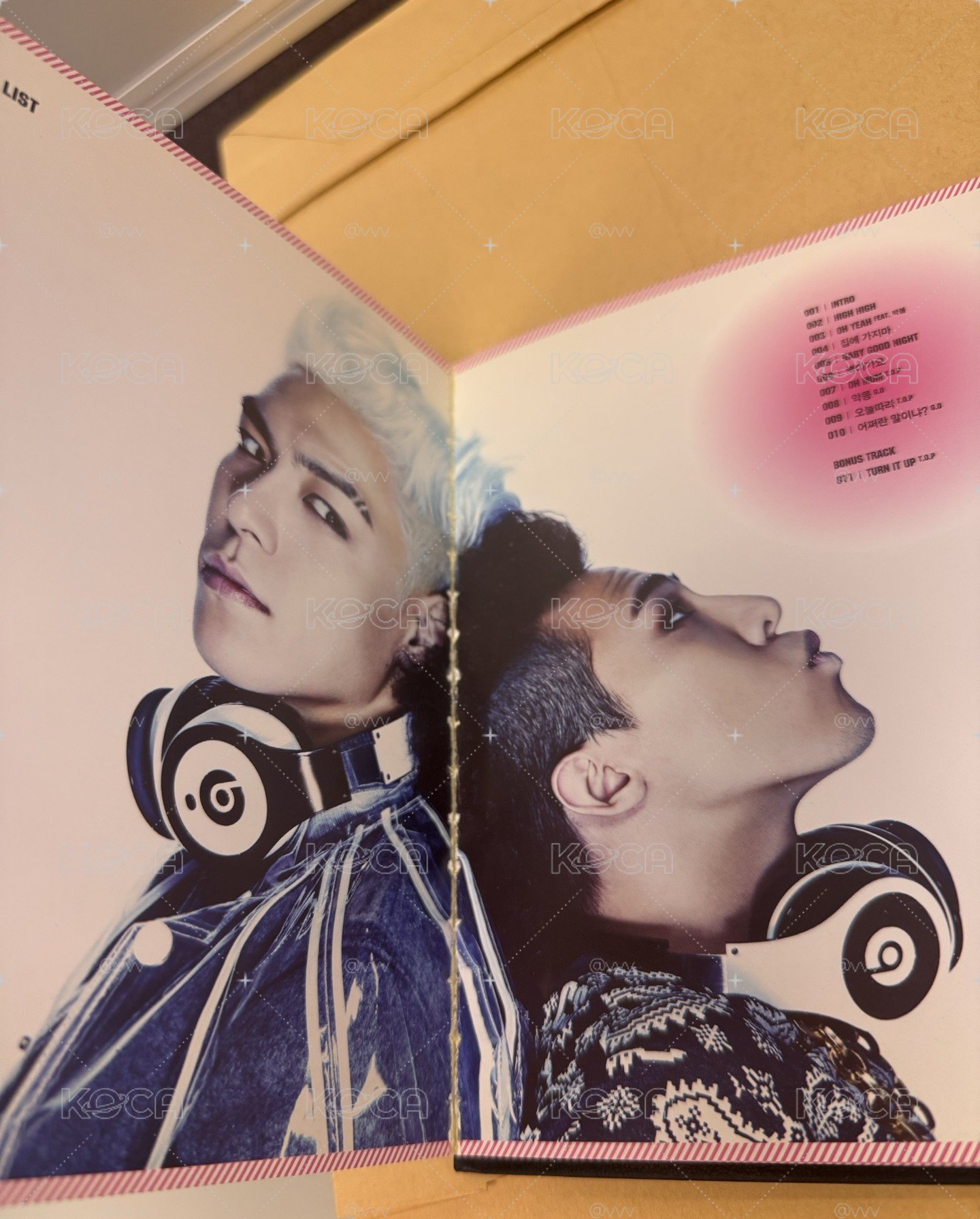 可速寄-GD&TOP The first album韓版紅心專