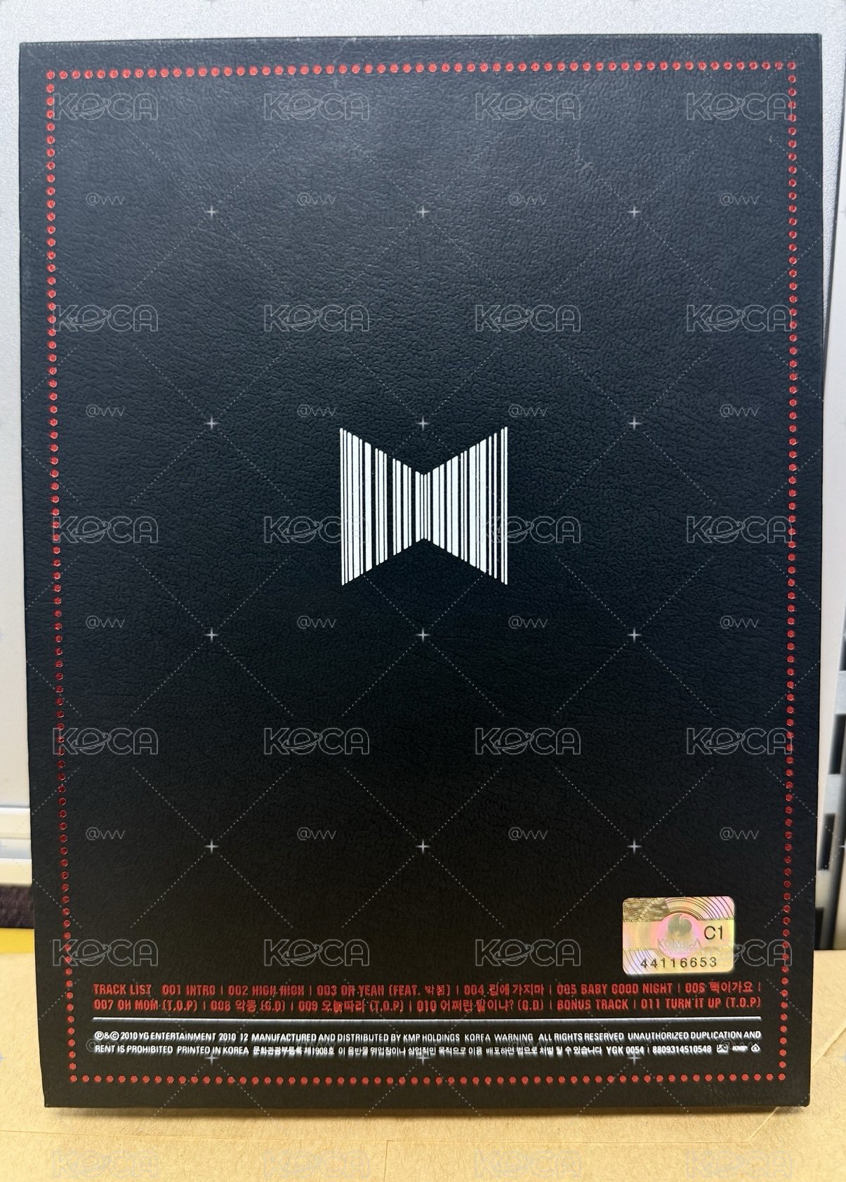 可速寄-GD&TOP The first album韓版紅心專