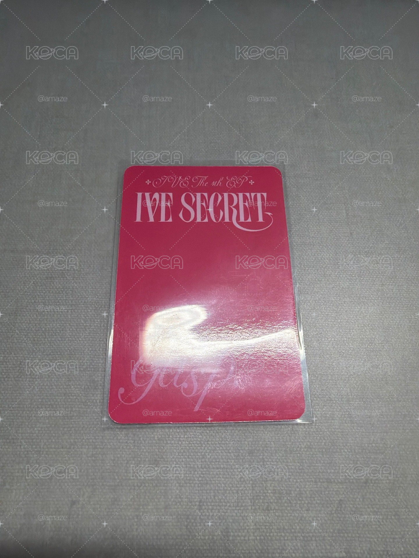 IVE SECRET 專輯卡 Gasp ver. JANGWONYOUNG