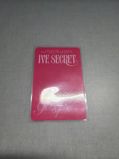 IVE SECRET 專輯卡 Gasp ver. JANGWONYOUNG