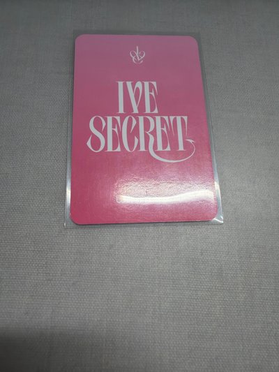 IVE SECRET wm 1.0特典卡JANGWONYOUNG
