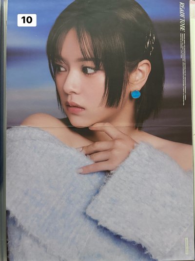 TWICE小海報 編號左上角