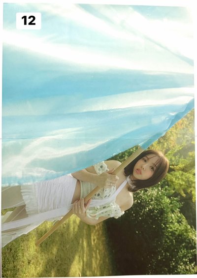 TWICE小海報 編號左上角