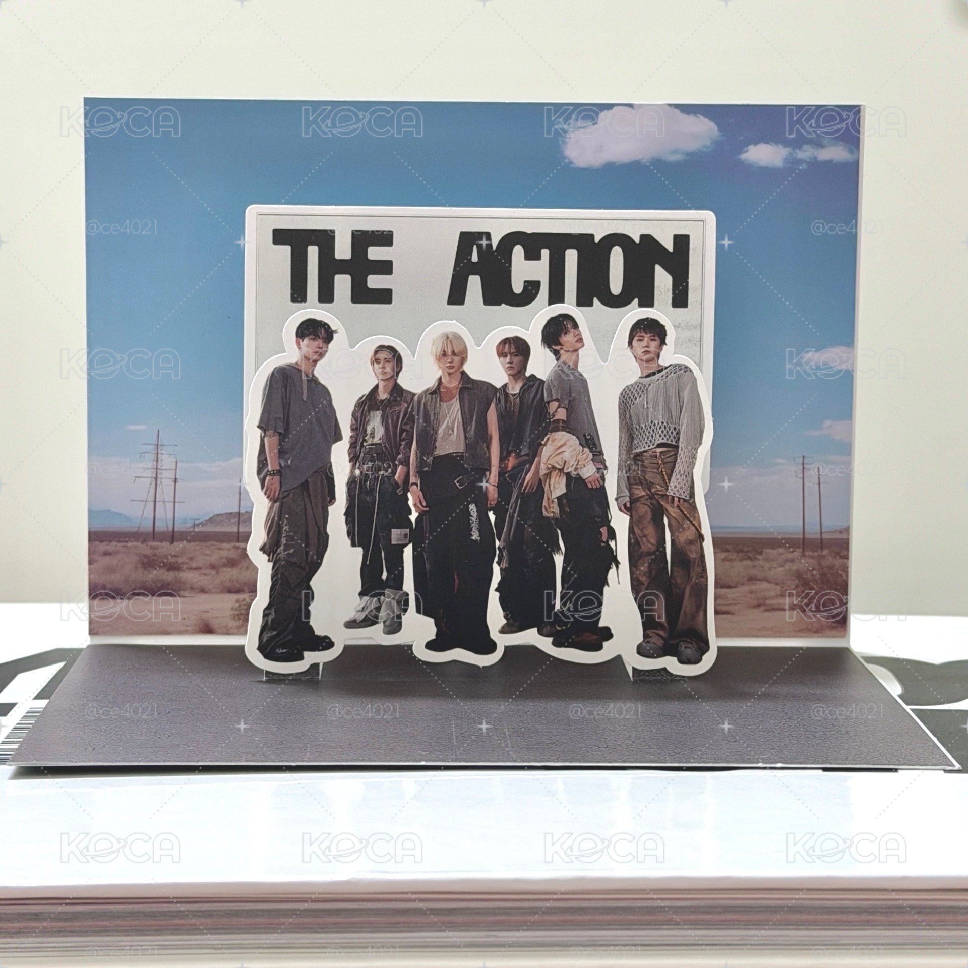 波捏豆 The Action 立體卡片（可當多帶）