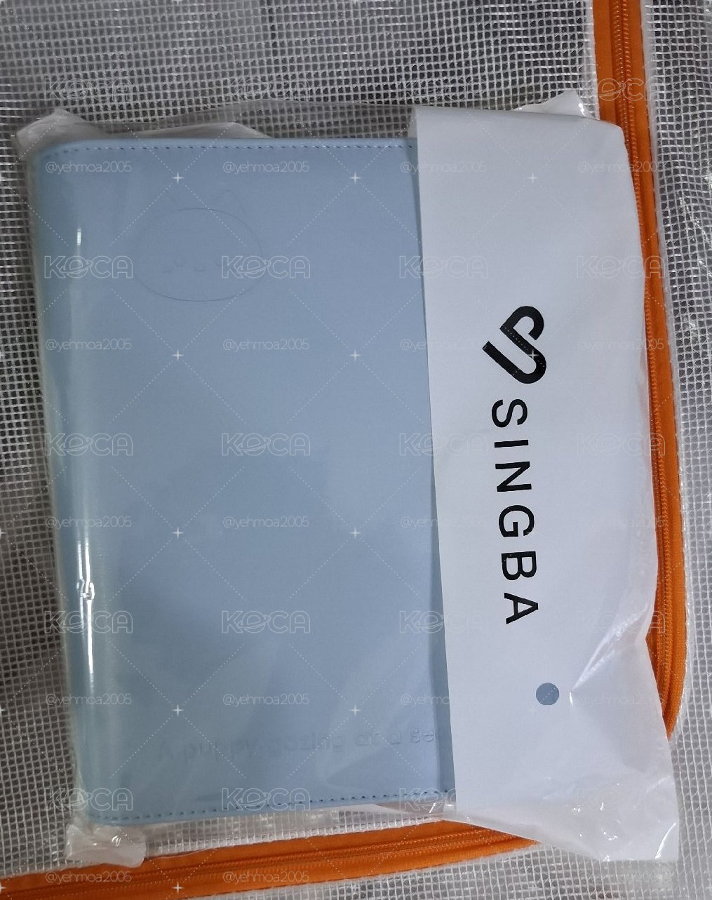 SINGBA卡冊含2擋板20超透四格內頁