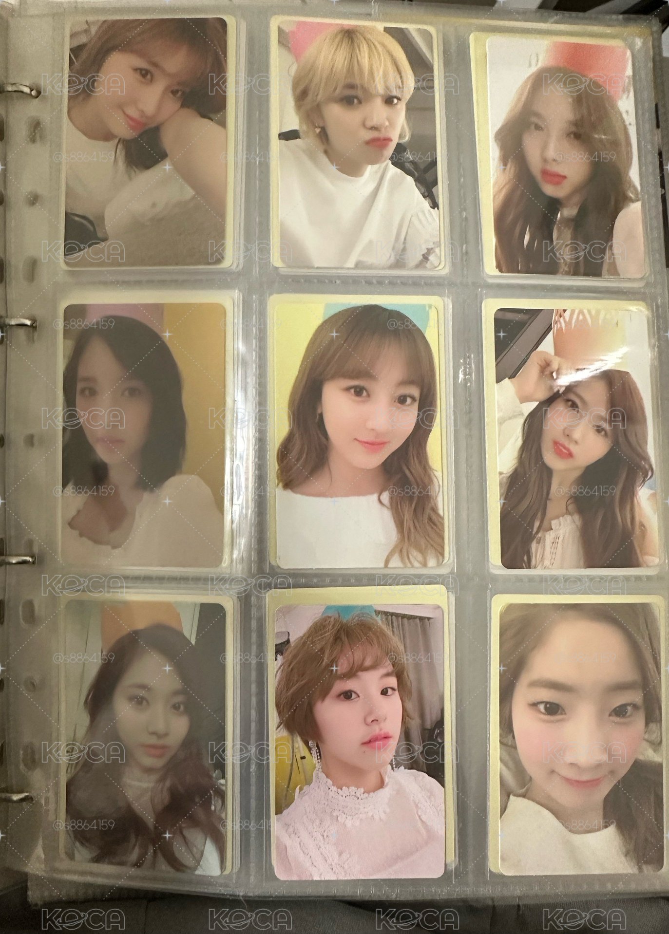TWICE 一期會員禮小卡一組