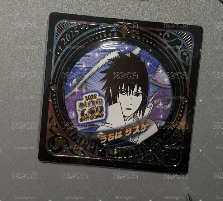 JUMP SHOP 2025 生日徽章 宇智波佐助