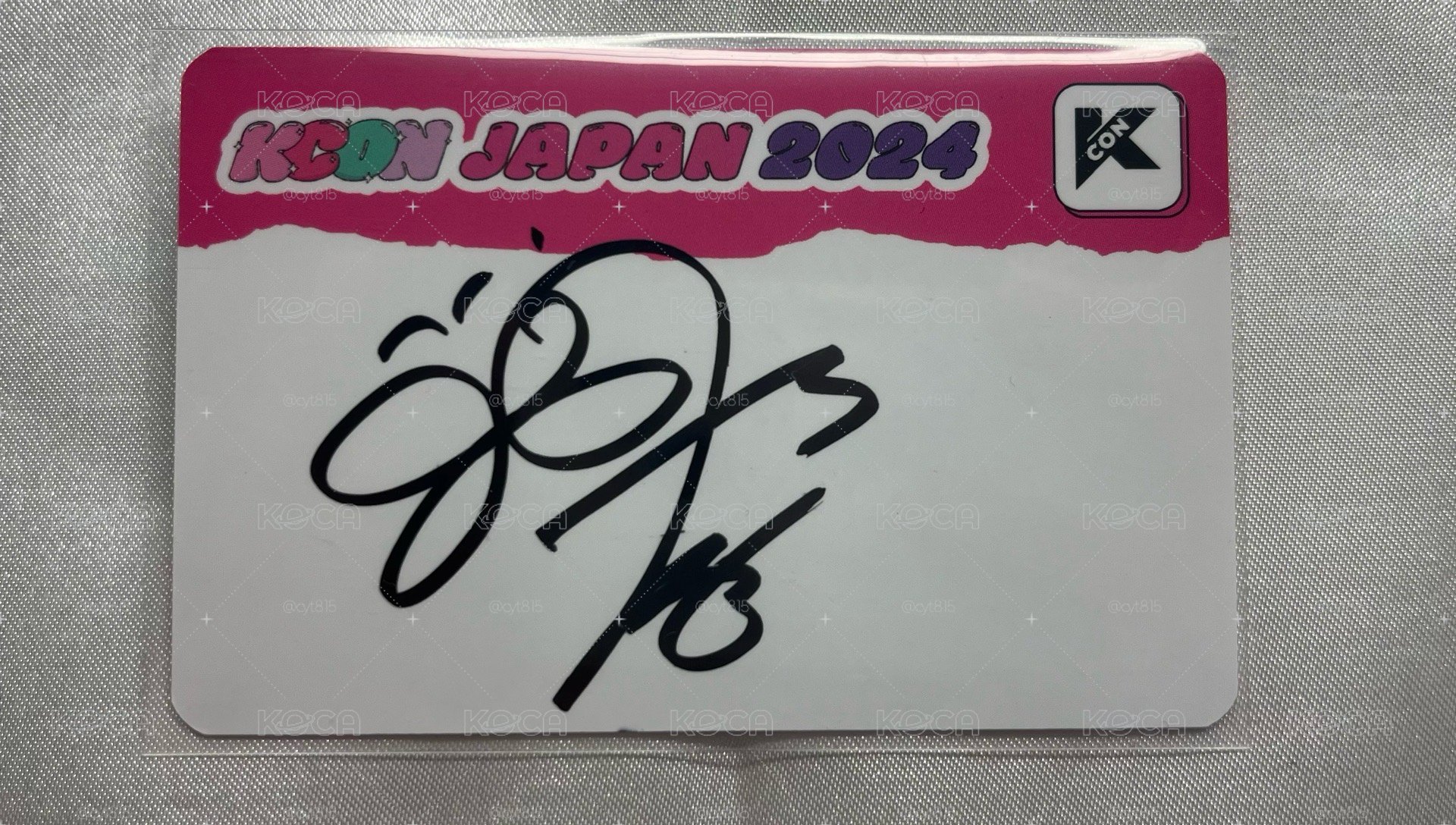 kcon jp簽卡4盤