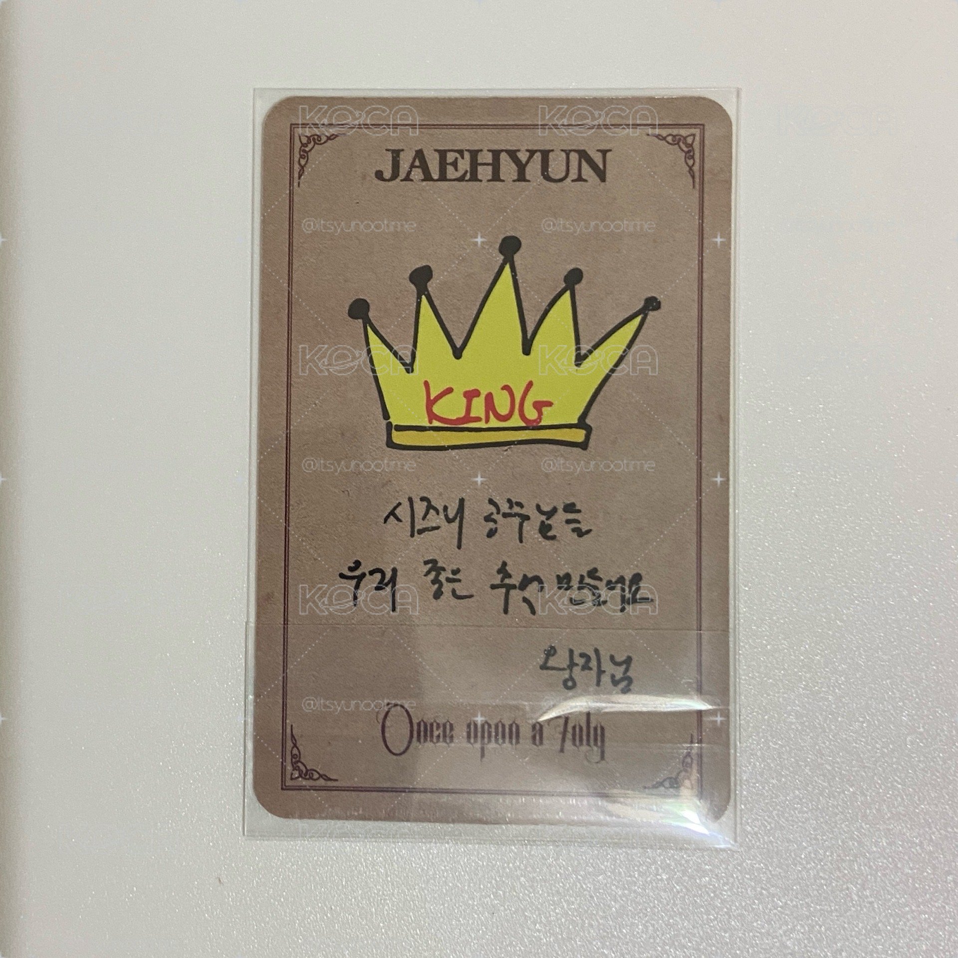NCT127 JAEHYUN在玹 7週年FM入場卡