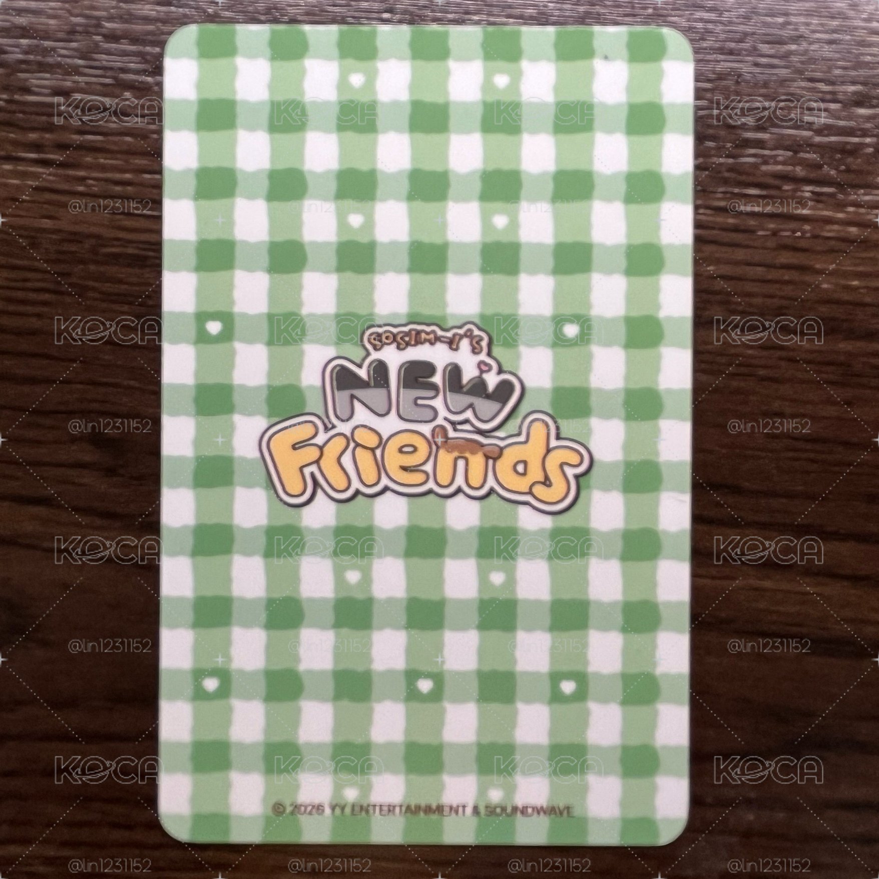 2026 New Friends Cafe（背包卡）