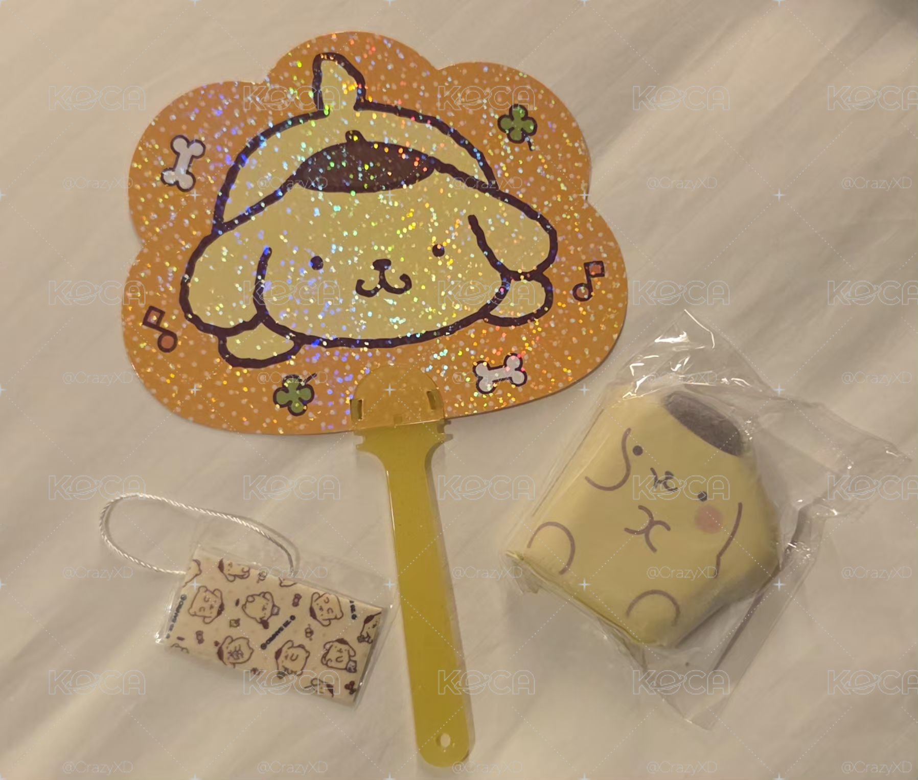 布丁狗-便條紙+扇子+眼睛布
