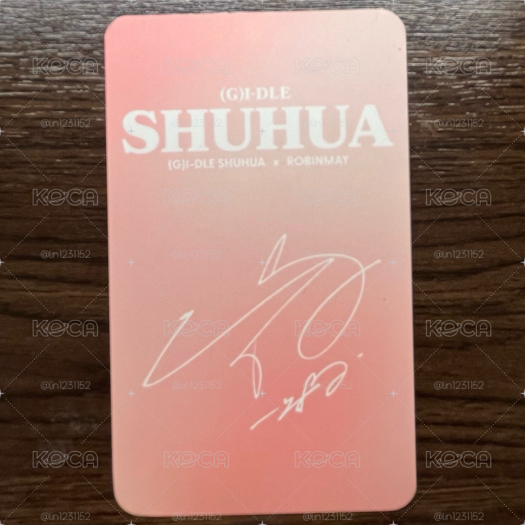 Shuhua X RM（代言卡）