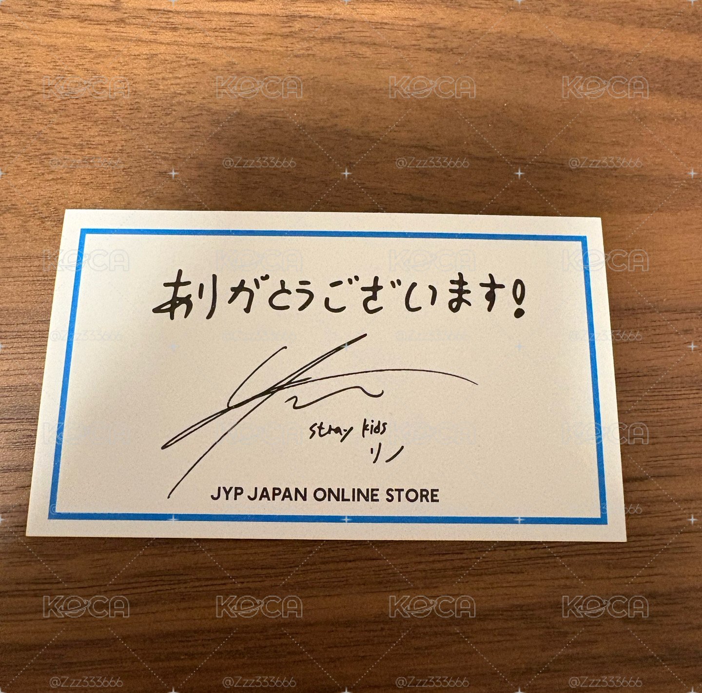 jyp japan 感謝卡
