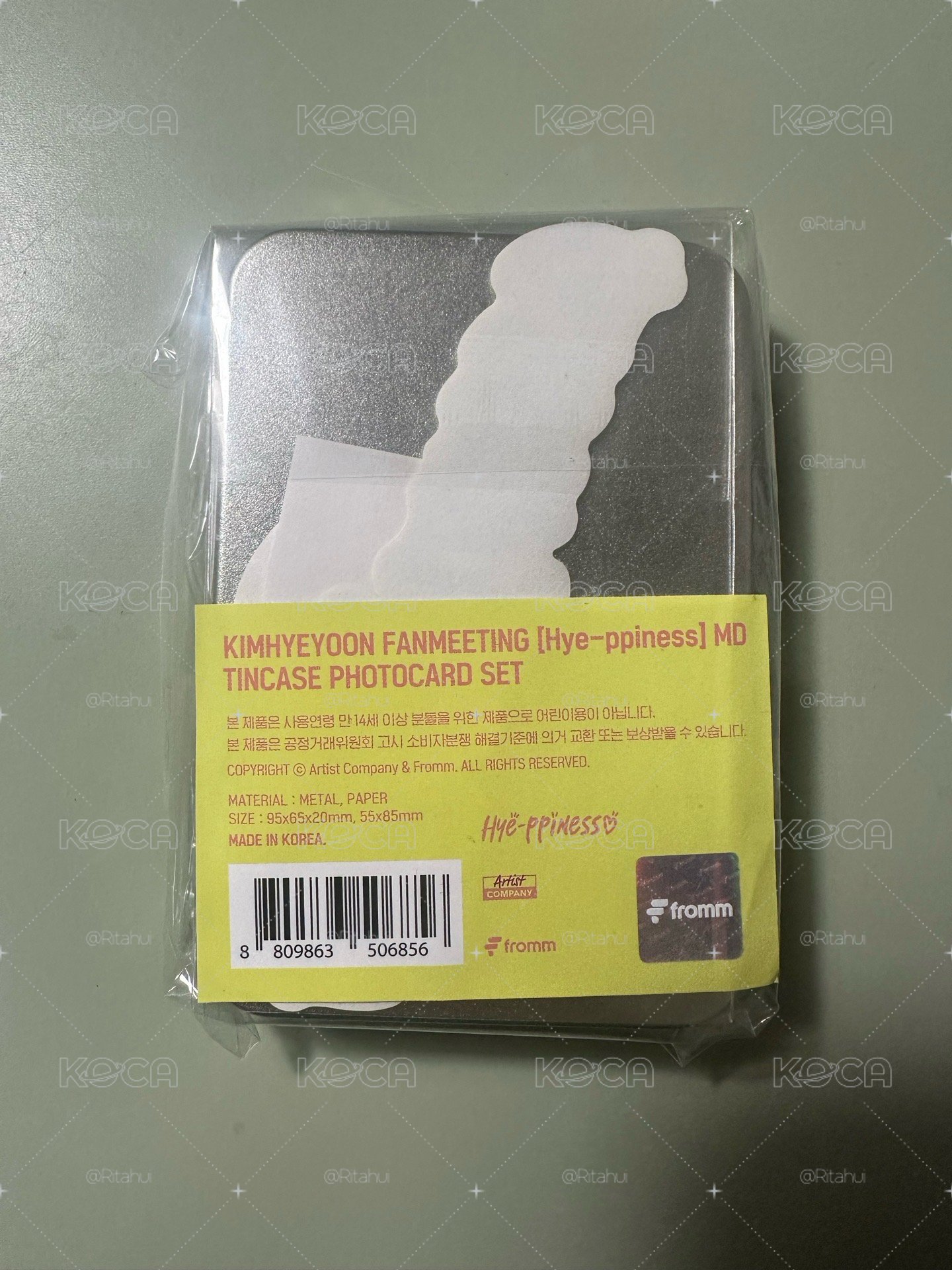 金惠奫 見面會周邊 鐵盒小卡貼紙組