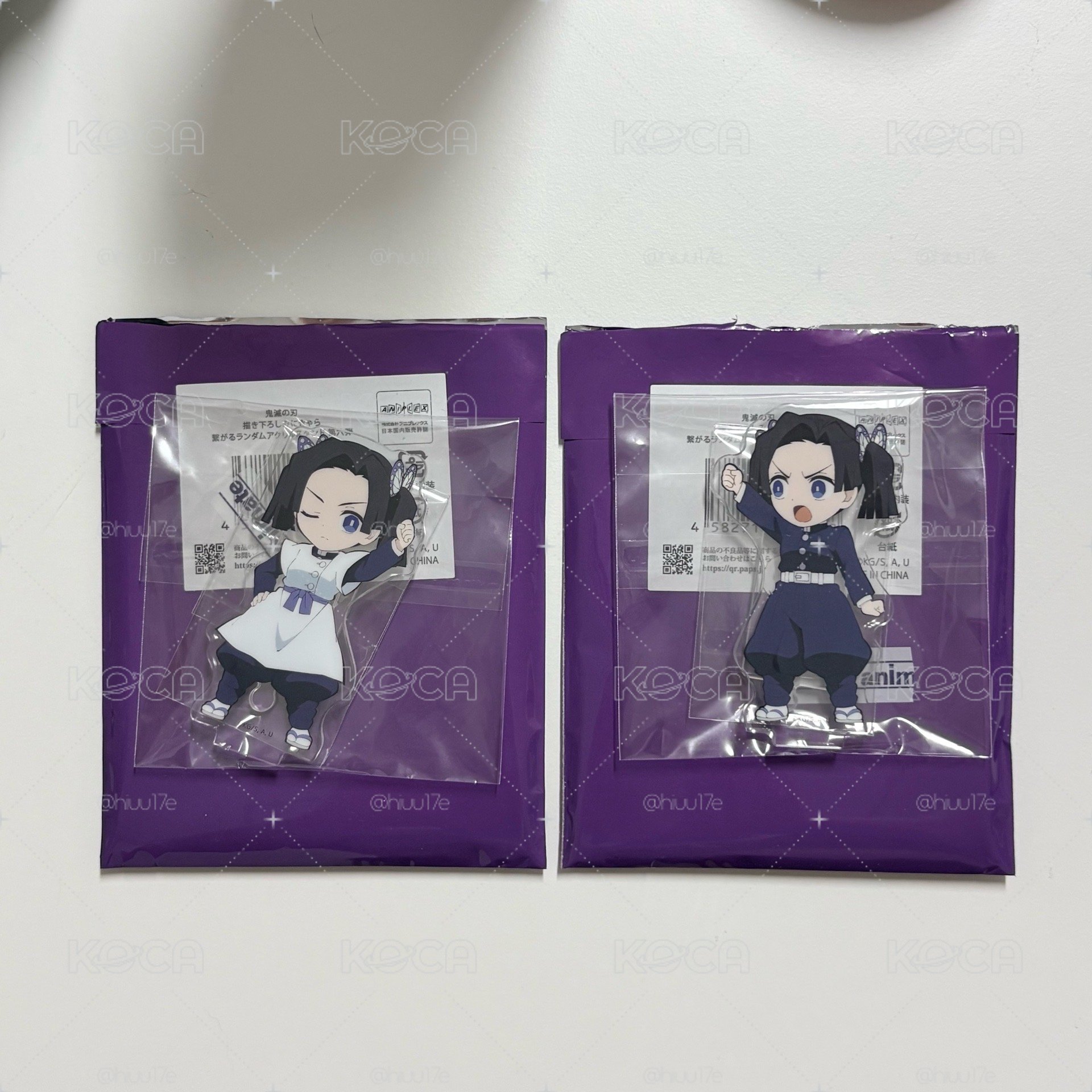 鬼滅之刃 舉手立牌 神崎葵 小葵一組