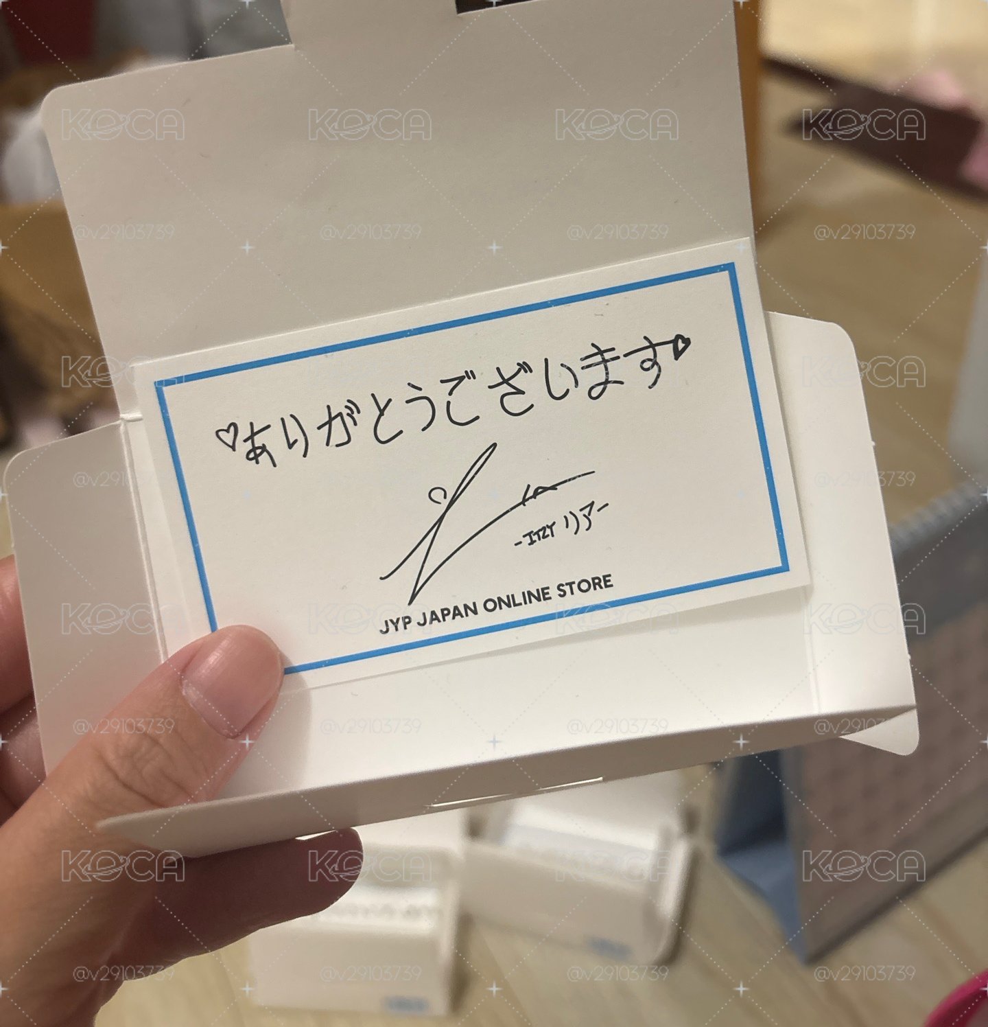 JYP JAPAN 滿額卡 感謝卡 LIA