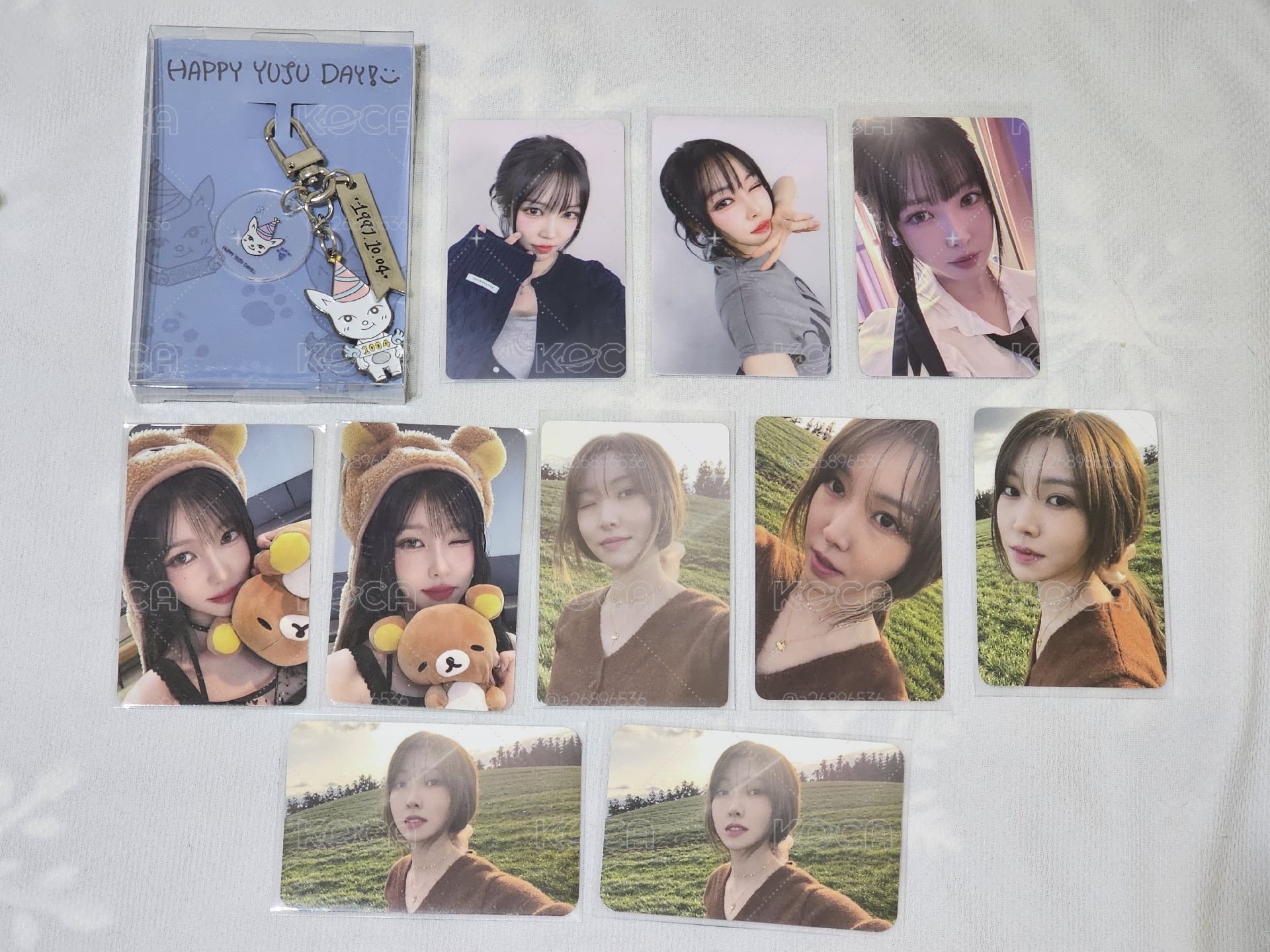 Gfriend yuju 生日鑰匙圈 特典 專卡 十周年