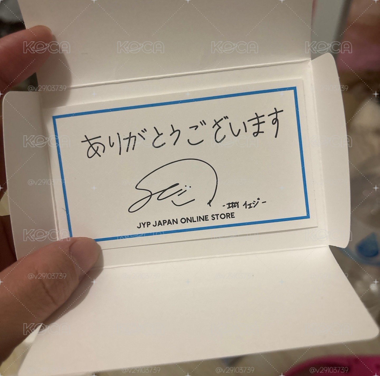 JYP JAPAN 滿額卡 感謝卡 禮志