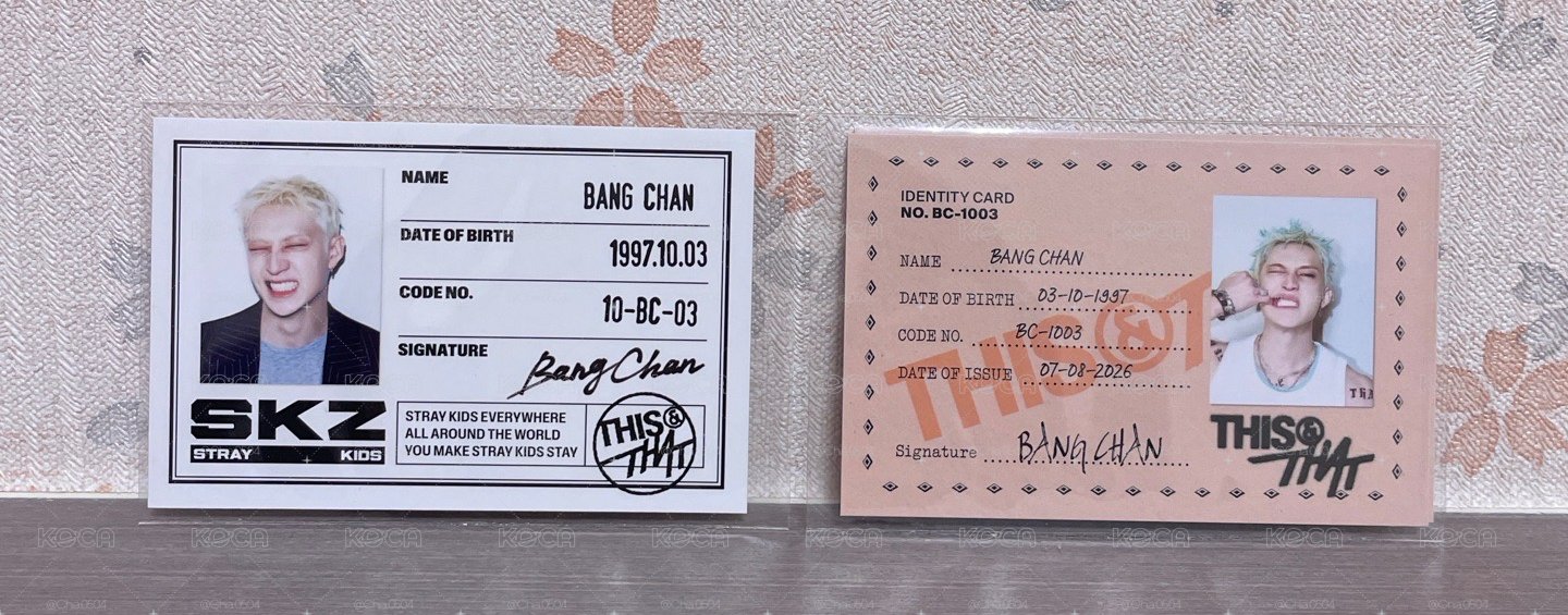THIS & THAT 專輯卡  ID卡