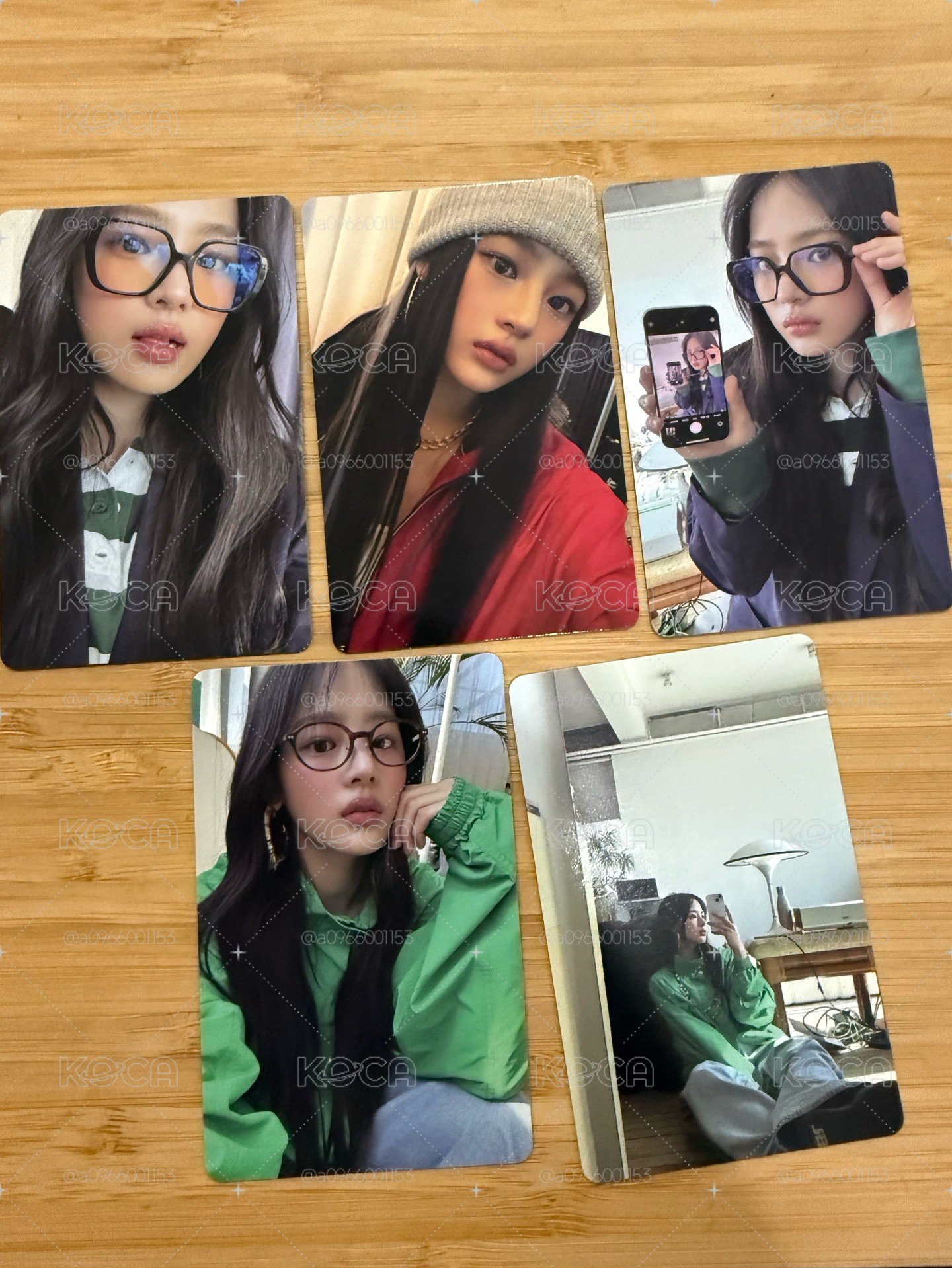 Minji pizza盒 專卡 5張不拆