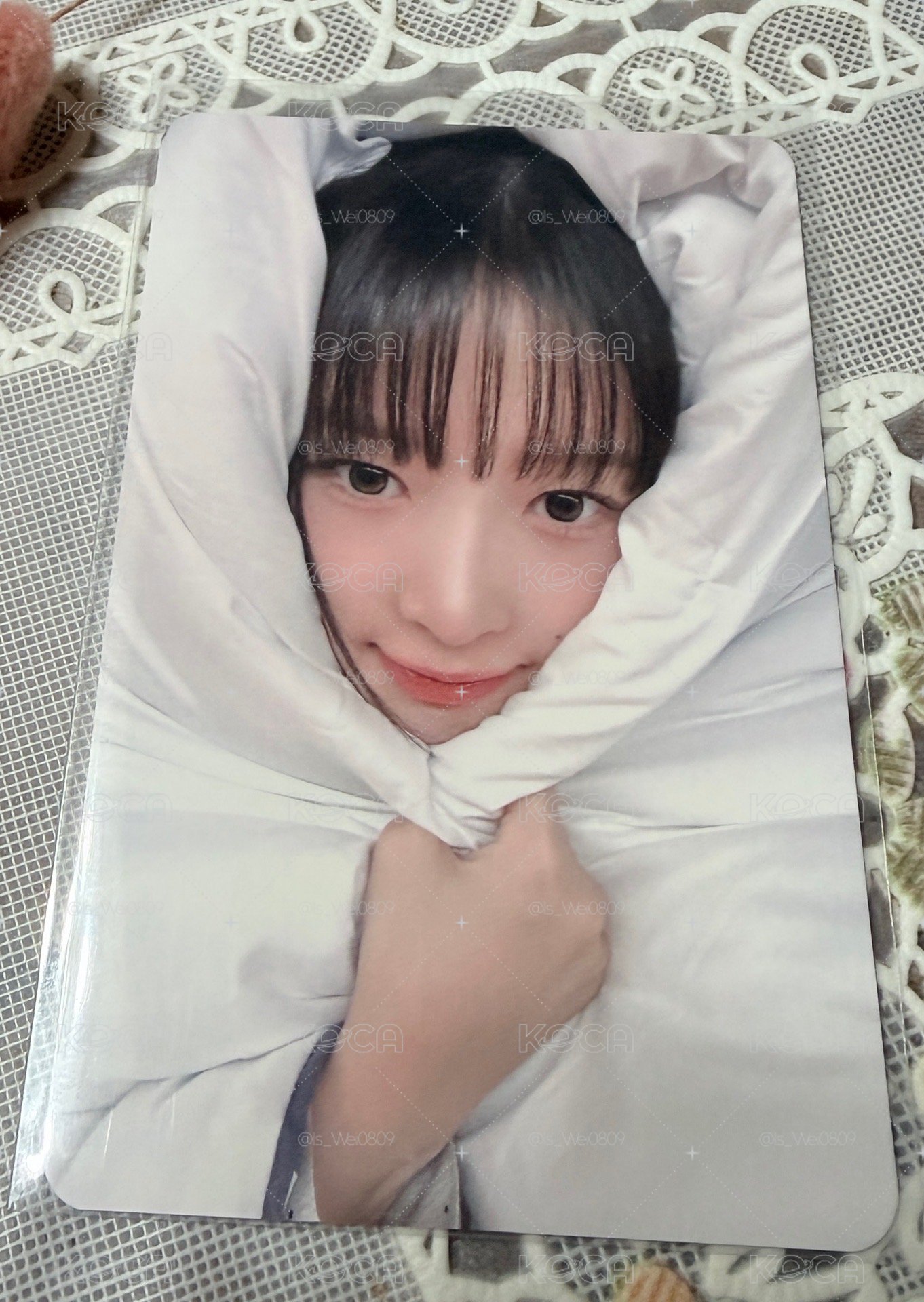 IVE ms 1.0 簽售卡 被子怜