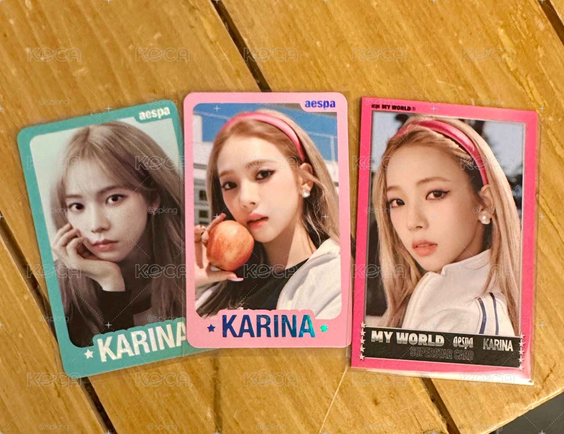 Karina的三金組合