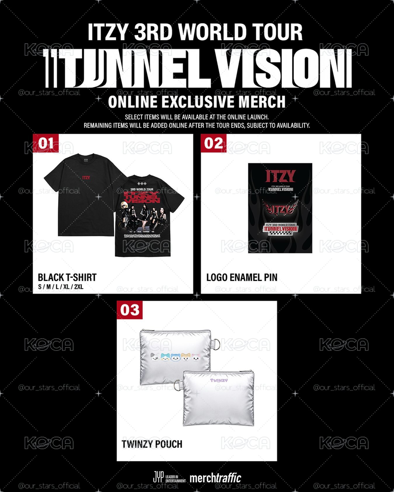 ITZY 官方 TUNNEL VISION EU UK 周邊