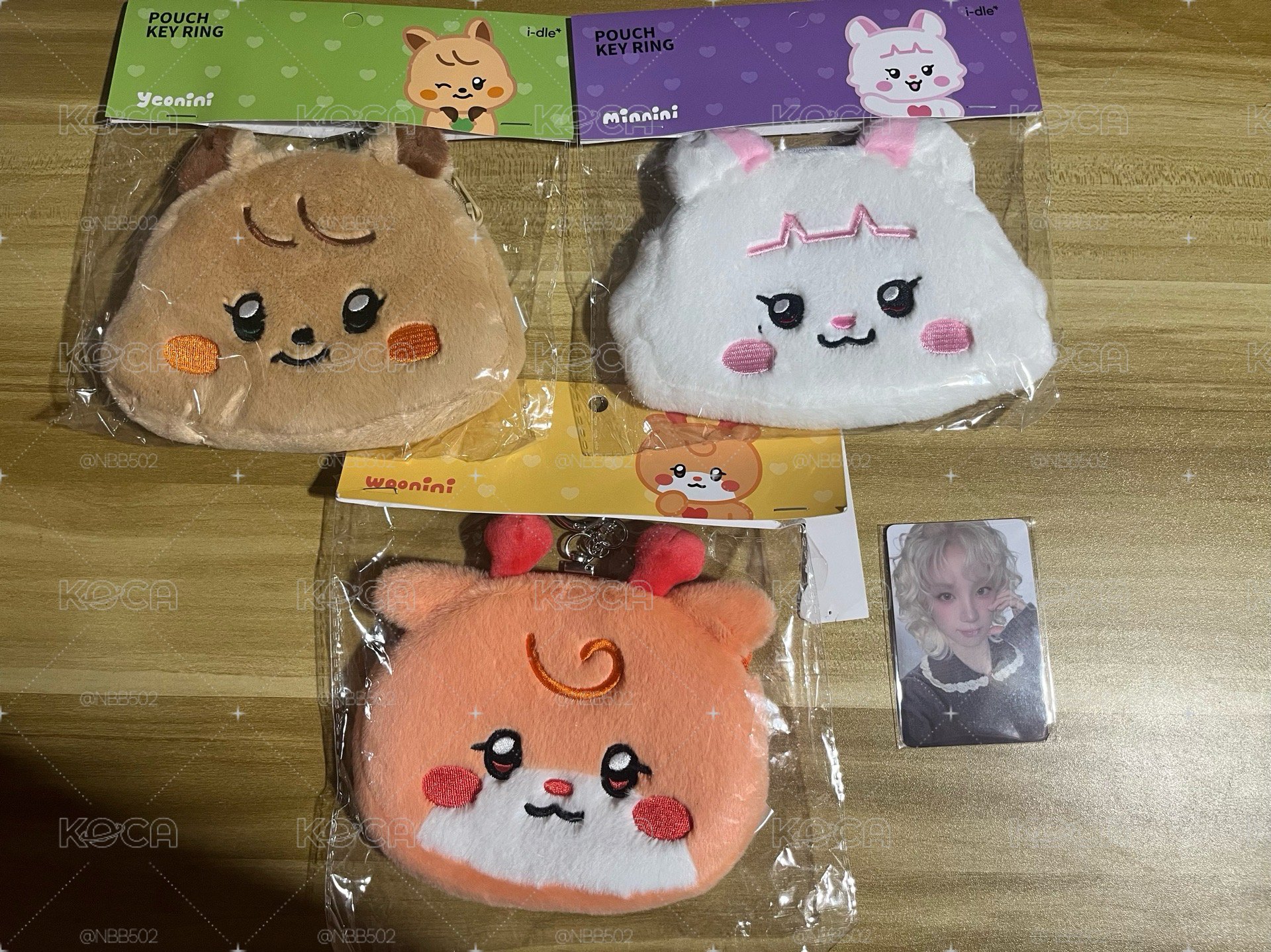 《🏰現貨》I-dle 展覽 零錢包鑰匙圈 （附成員卡）