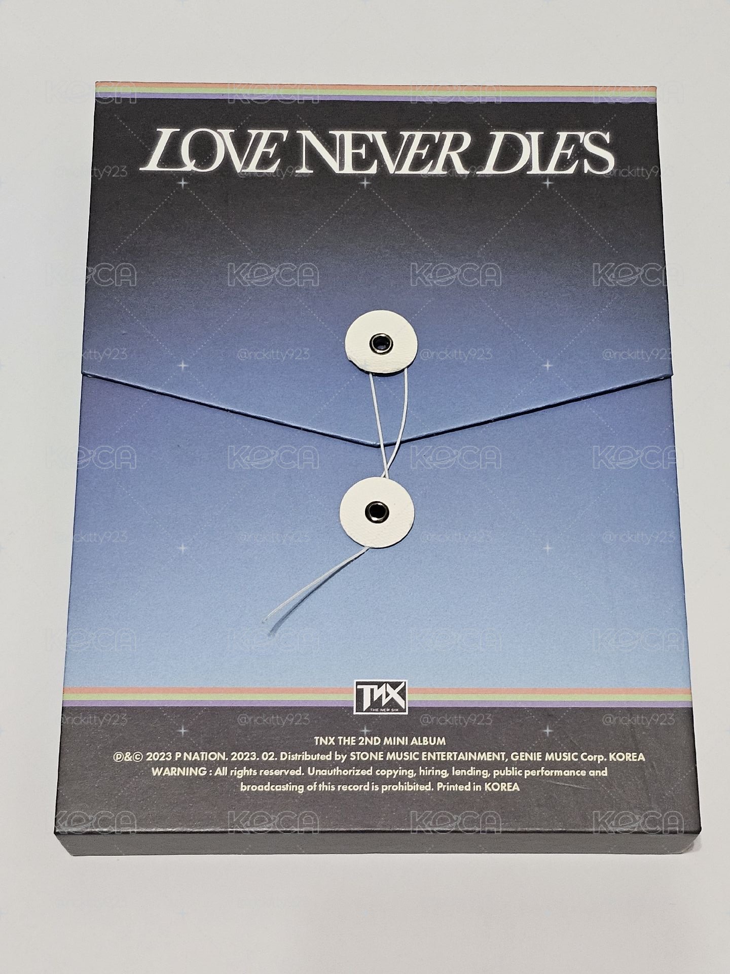 TNX LOVE NEVER DIES 藍版空專