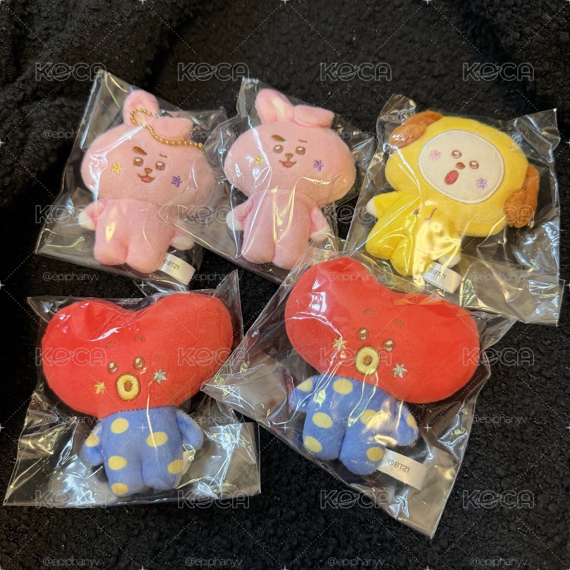 BT21 / 日本限定 萬代 Fuwa Fuwa Mascot 4 確定款 