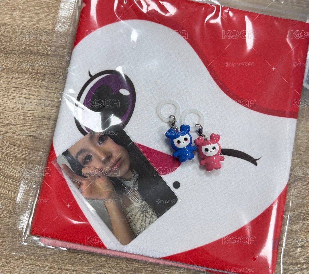 彩手幅+迷你吊飾桃+迷你吊飾子