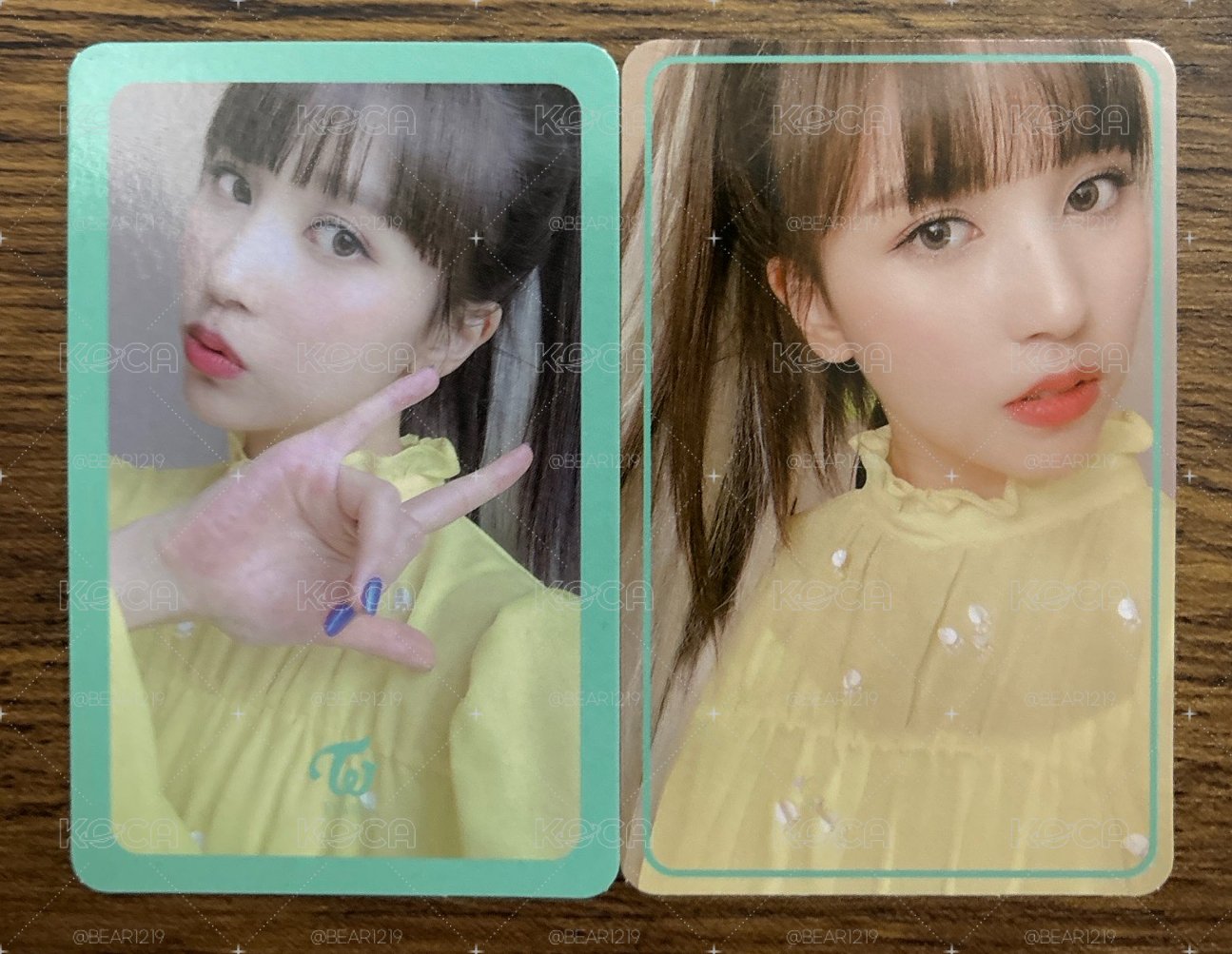 MINA💚FANCY YOU專卡2張
