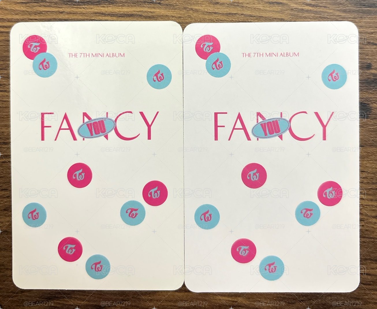MINA💚FANCY YOU專卡2張