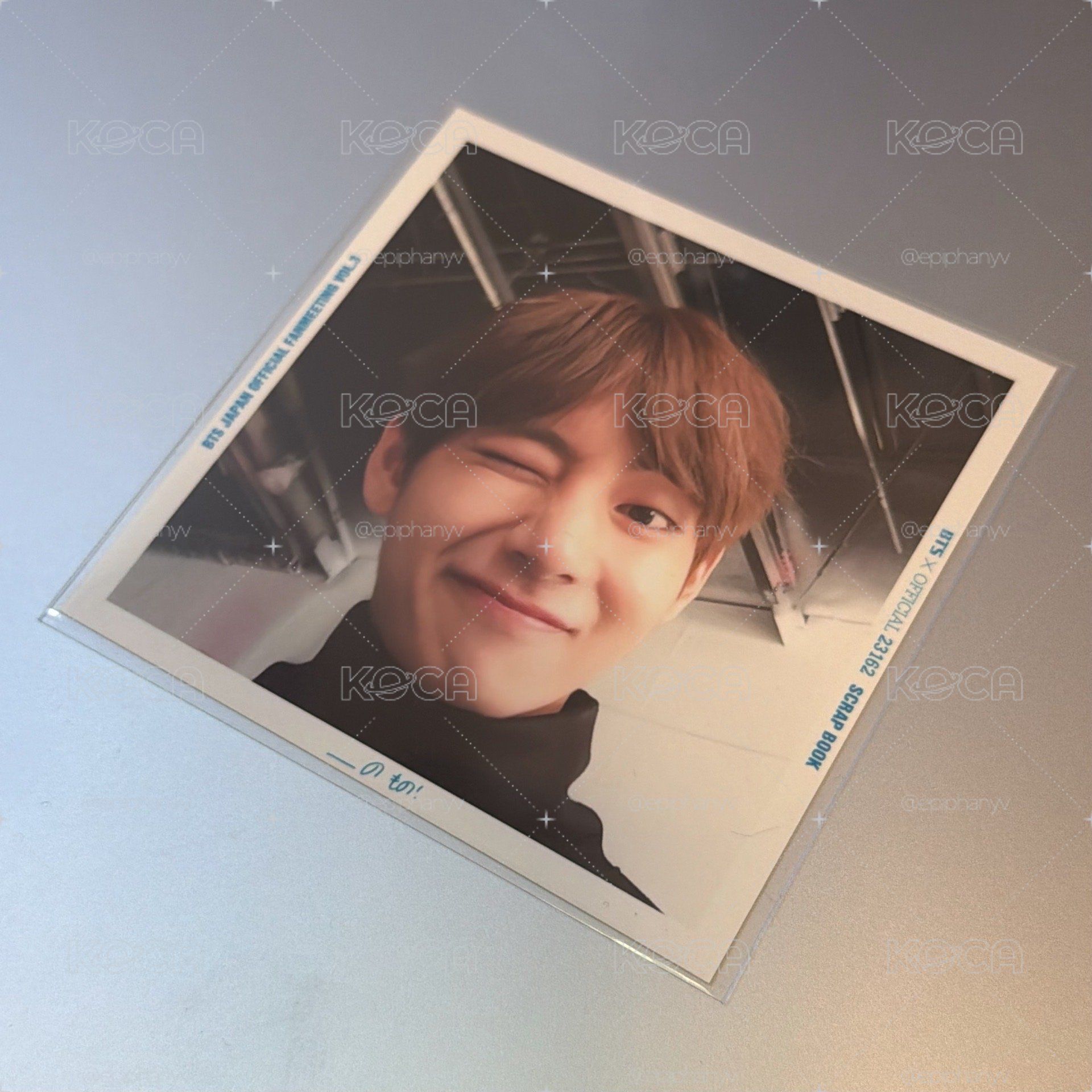 SUGA / 日本三期FM剪貼簿/相冊卡
