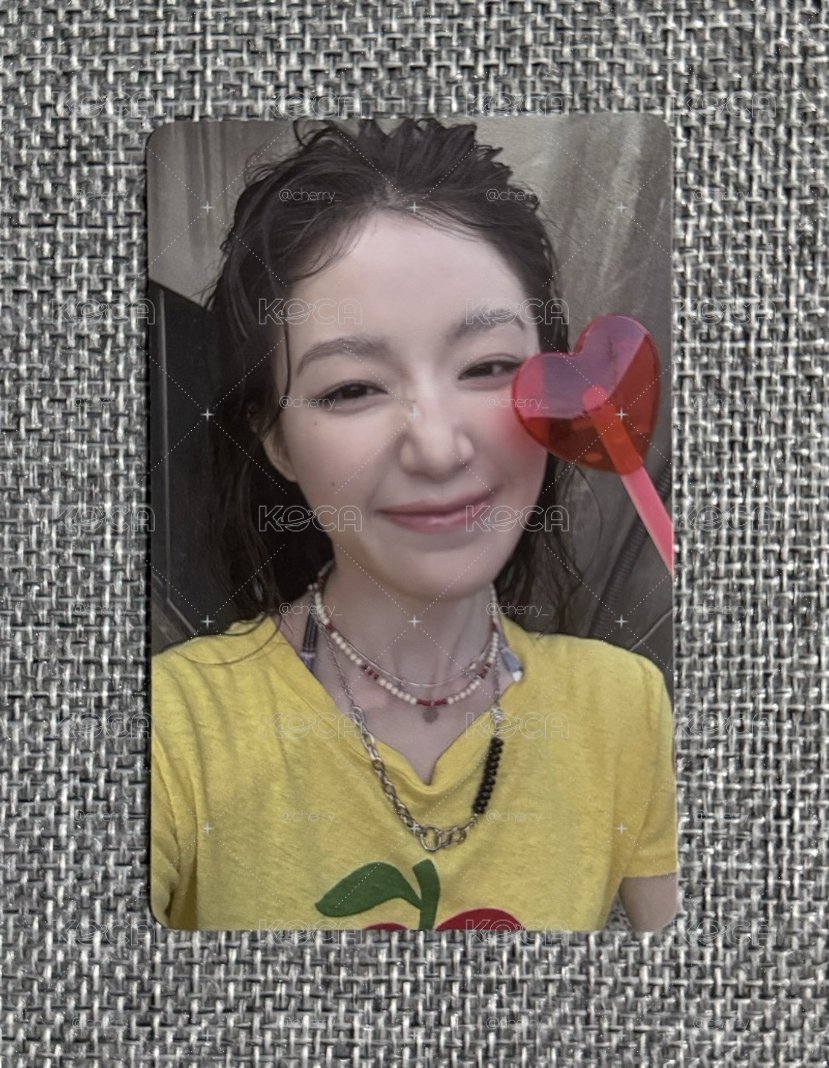 idle 專輯卡 蘋果舒打