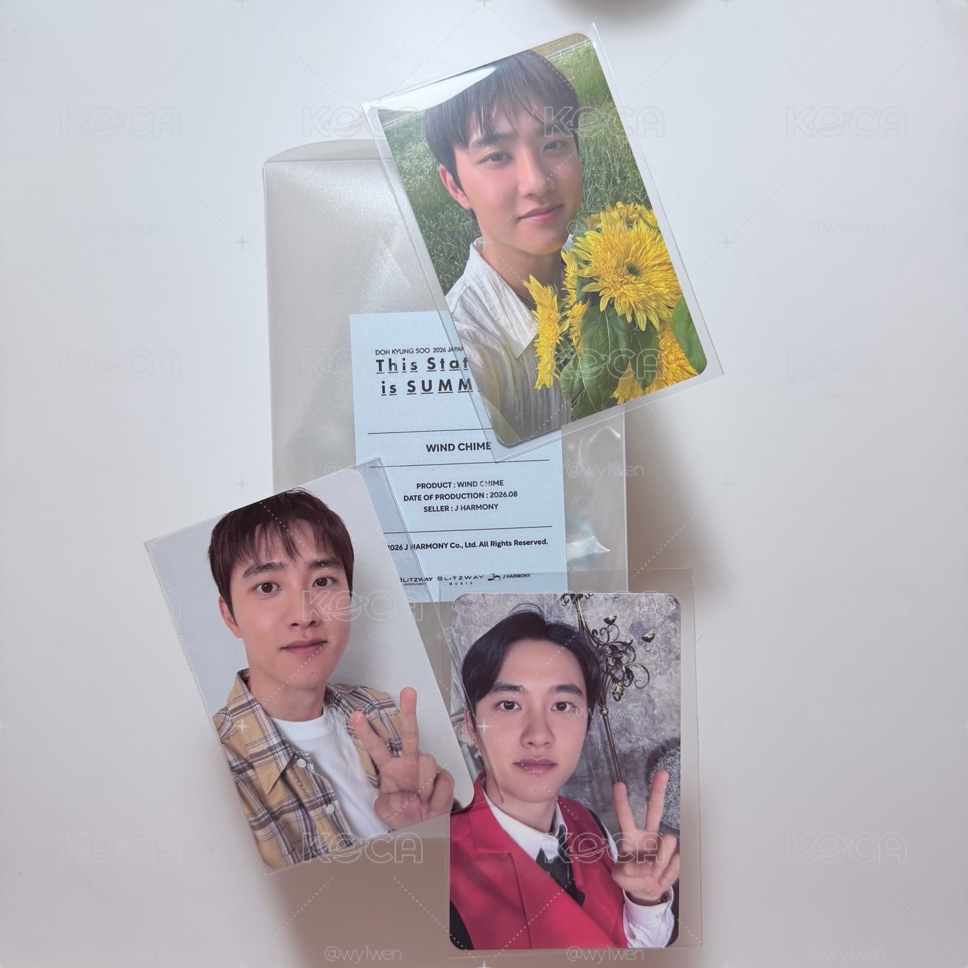 都敬秀日本FM風鈴含卡+公仔卡+新加坡簽售卡