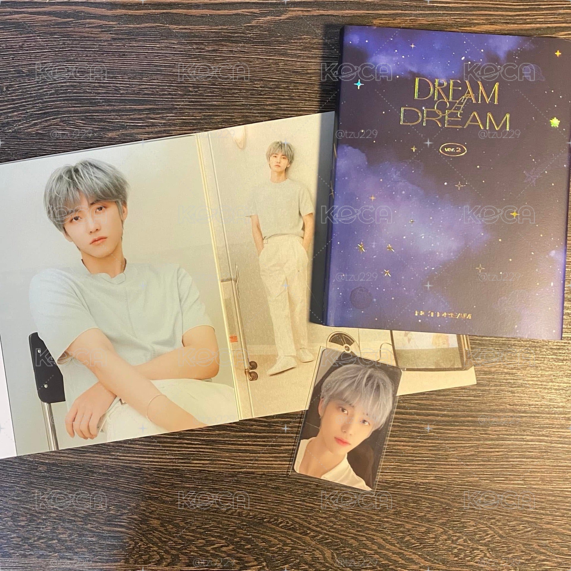 dream a dream jaemin 寫真+卡 藍髮娜