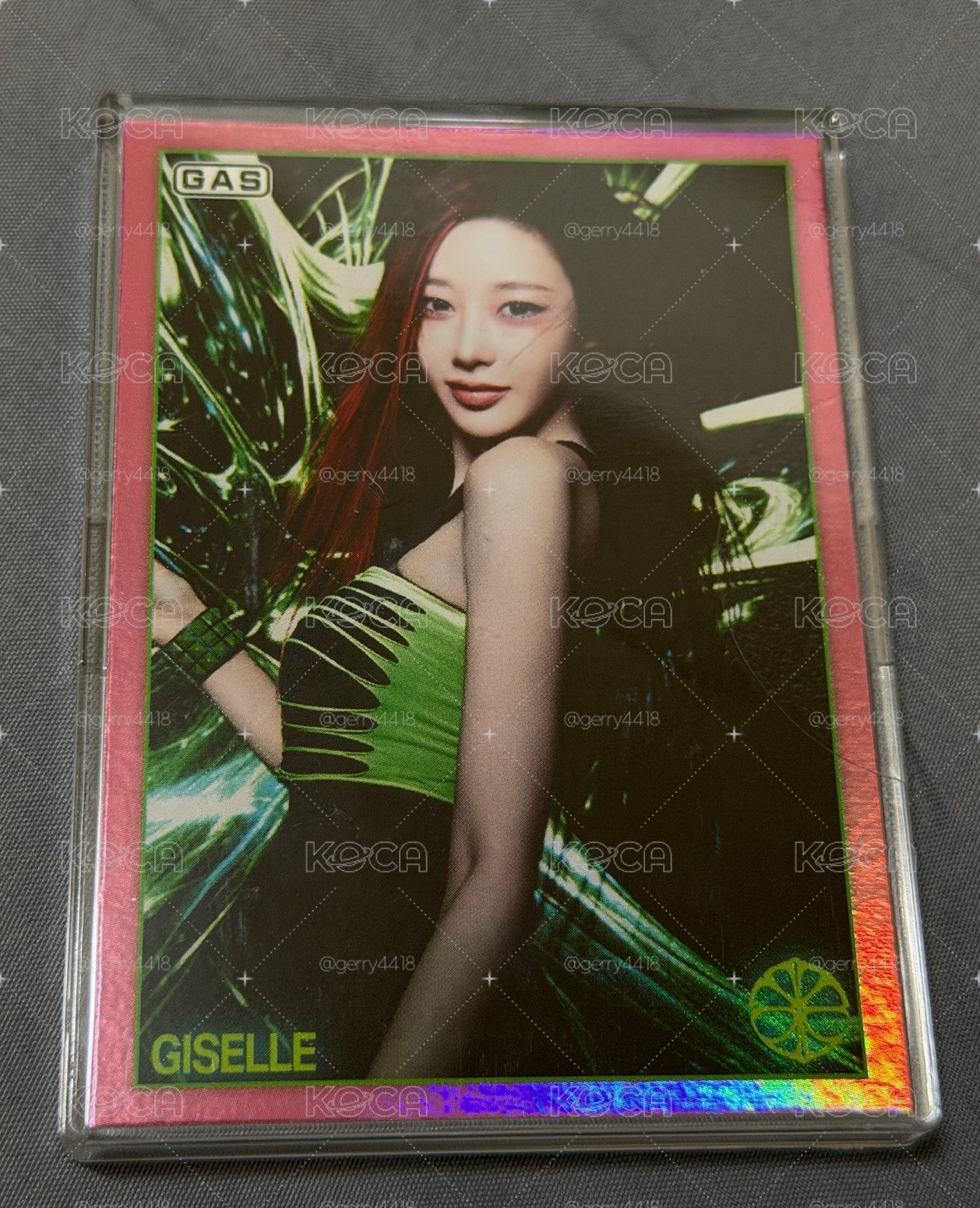 aespa x GAS Giselle Parallel Foil Card