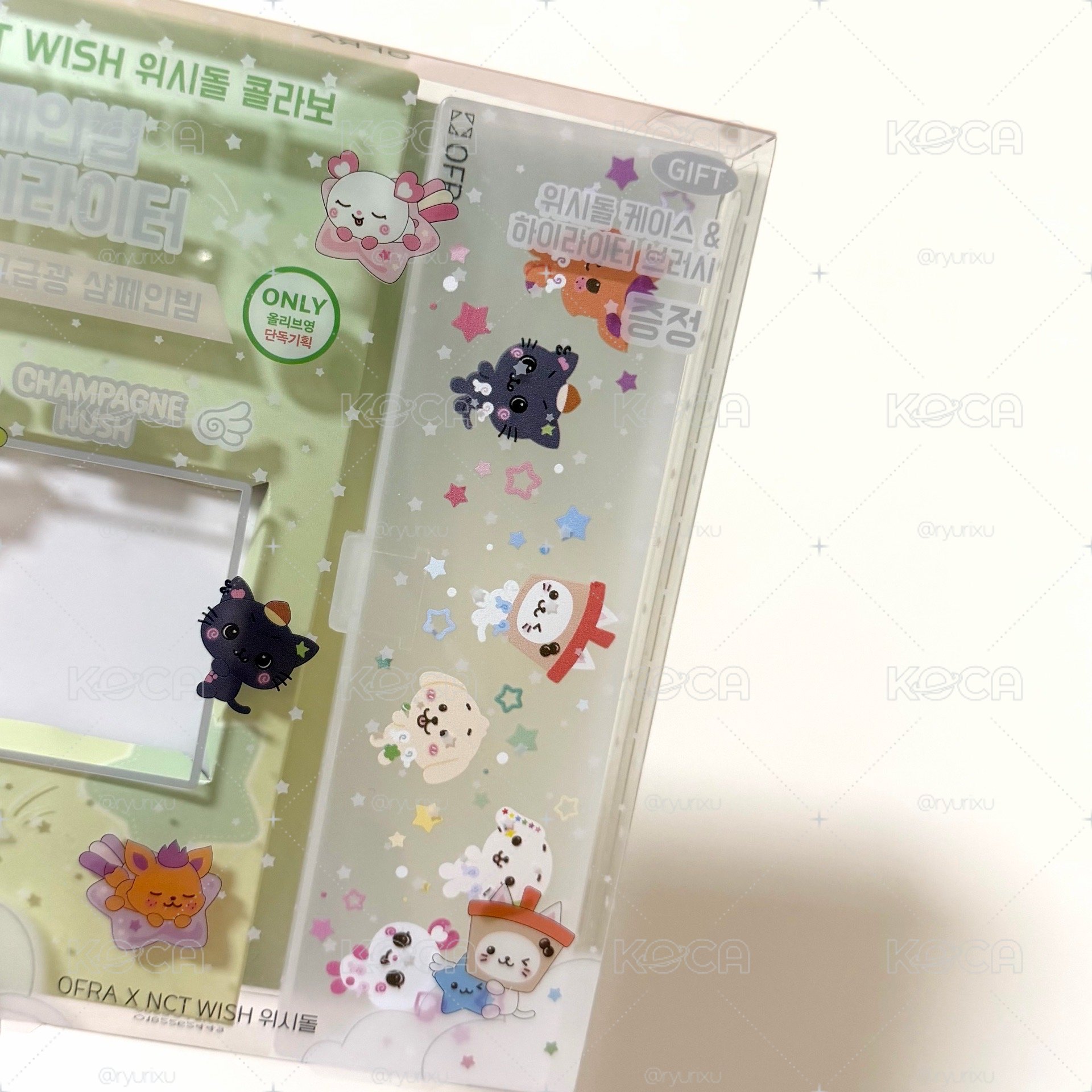 NCT WISH x OFRA 化妝刷 收納盒