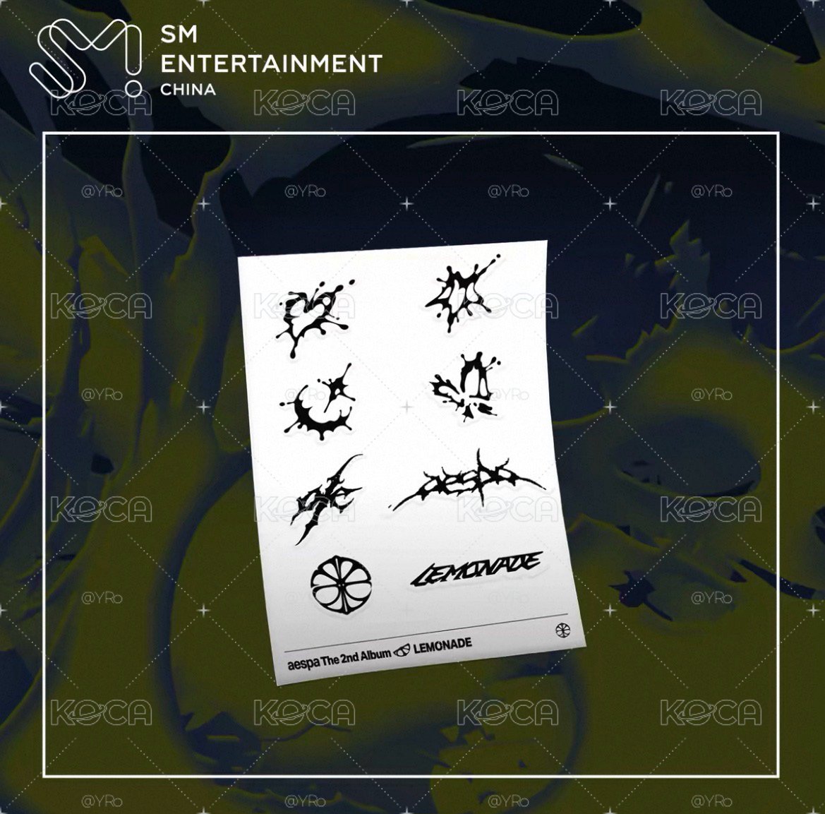 LEMONADE 紋身貼