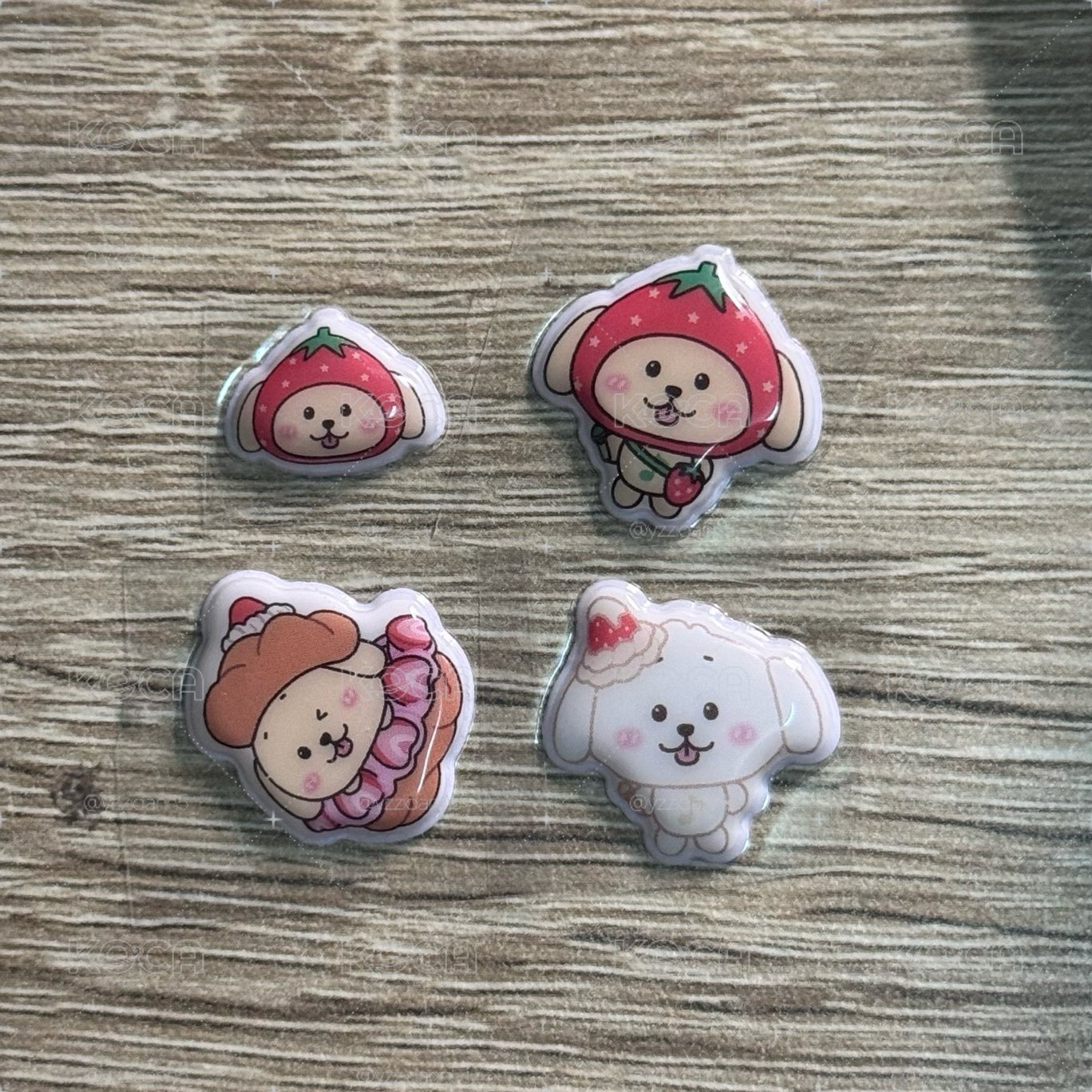 WISH｜草莓快閃貼紙 🌳set