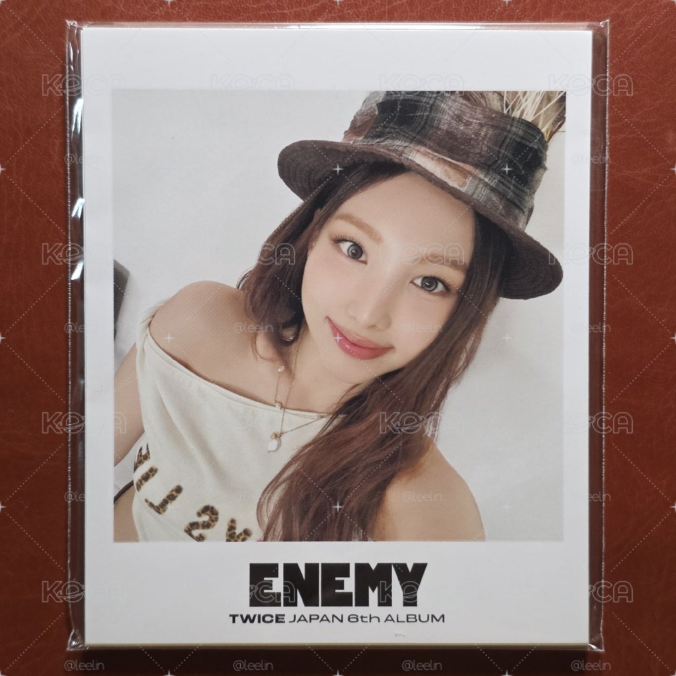未拆 一套 ENEMY 限量888 拍立得貼紙