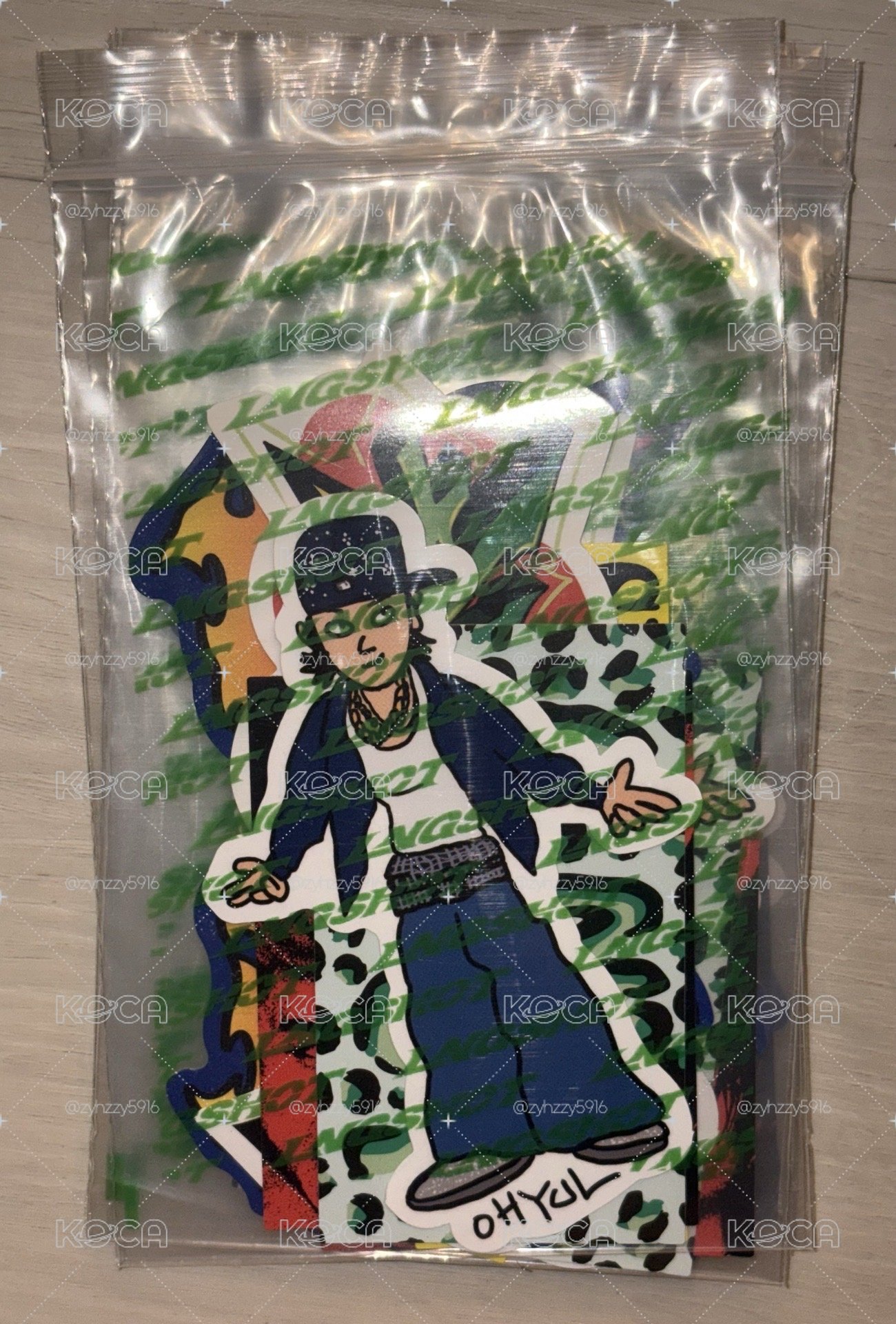 LNGSHOT 雜誌專貼紙包 五律（僅貼紙包）