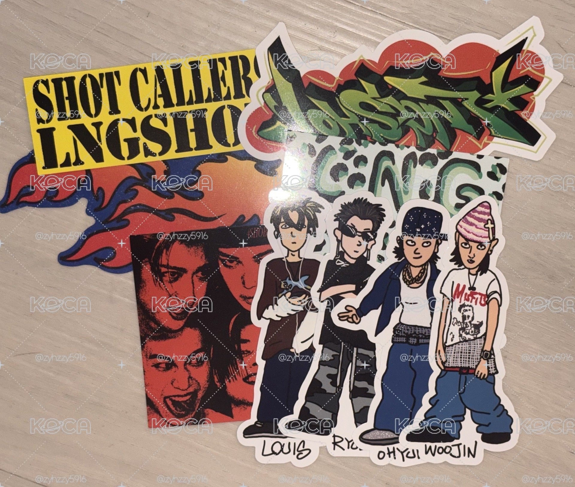 LNGSHOT 雜誌專貼紙包 宇津（僅貼紙包）
