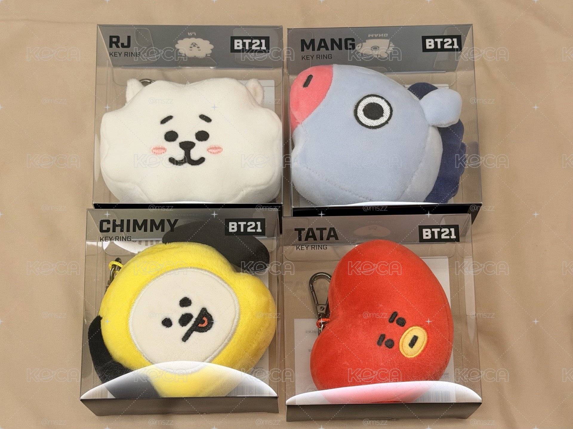 BT21初代大頭吊飾