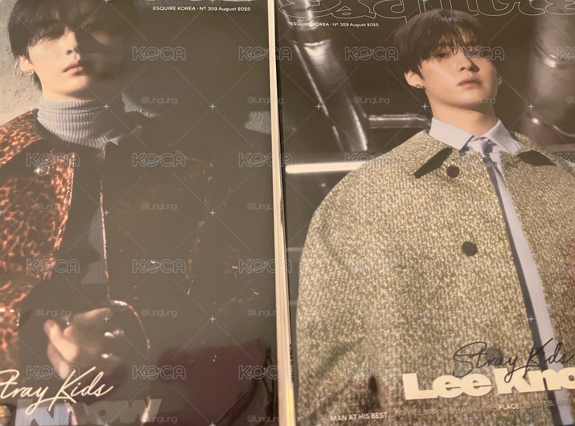 李旻浩 雜誌兩本（拍實品照時是蹲在書桌下從下往上拍的因為王子都是由上往下看眾生的）