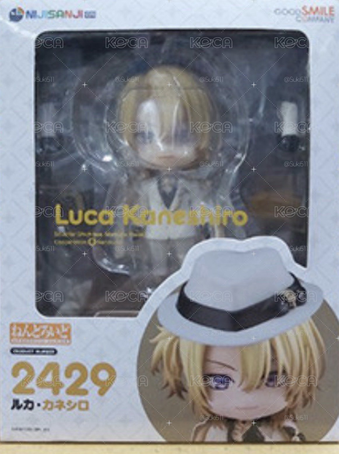 NIJISANJI EN Luca 黏土人+特典 底座